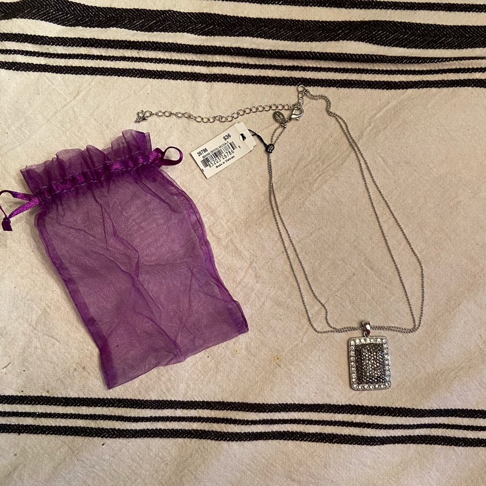 NWT Cookie Lee double chain necklace